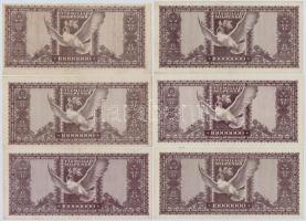 1946. 10.000.000MP (6x) T:III szép papír