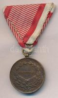 1917. "Károly Bronz Vitézségi Érem" Br kitüntetés mellszalagon. Szign.: Kautsch T:2 
Hung...