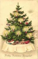 20 db régi karácsonyi motívumlap, üdvözlőlap, közte litho / 20 pre-1945 Christmas motive cards, greeting cards, among them lithos