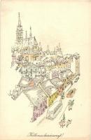 20 db régi karácsonyi motívumlap, üdvözlőlap, közte litho / 20 pre-1945 Christmas motive cards, gree...