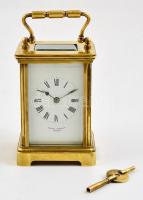 cca XIX. század vége Cuendet Constant Budapest svájci utazó óra, római számos számlappal, fém-üveg ó...