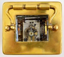 cca XIX. század vége Cuendet Constant Budapest svájci utazó óra, római számos számlappal, fém-üveg ó...