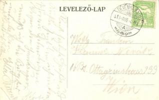 Dévényújfalu, Devínska Nová Ves, Theben-Neudorf; Fő utca, vasútállomás, tér / main street, railway s...