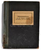 1924-1933 Forgalmi adókönyv, számos, kb. 1100 db okmány és forgalmi adó bélyeggel, kopottas, foltos ...