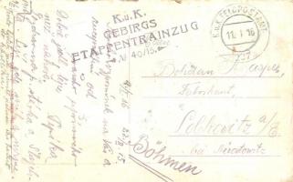 Újvidék, Novi Sad; Szűcs utca, villamos a kórházhoz, Schön V. bútoripar üzlete. W.L. Bp. 6354. / str...