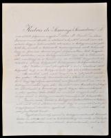 1920 VÉDETT! Horthy Miklós május 28-án kelt, diktált, saját kezűleg aláírt levele (+boríték) Simonyi...