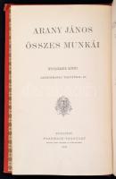 Arany János összes munkái: VIII. kötet. Bp., 1900., Franklin-Társulat. Kiadói aranyozott vászon-köté...