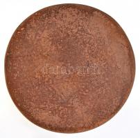 Asszonyi Tamás (1942-) DN Öregkor egyoldalas Br plakett (97mm) T:1-