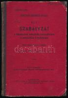 1948 Nemzetközi teherkocsi kötelék R.I.V. szabályzat a teherkocsik kölcsönös használatára a nemzetközi forgalomban, Oslo - Koppenhágai kiadás, 218p