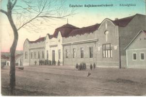Sajkásszentiván, Kovilszentiván, Schajkasch-Sentiwan, Sajkas; Községháza / town hall (EK)