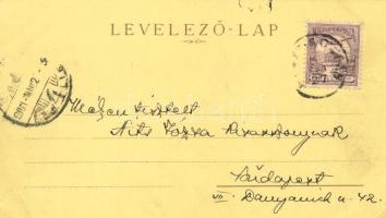 1901 Boksánbánya, Németbogsán, Bocsa; Katolikus templom. Herman Spärger kiadása / church. Floral, li...