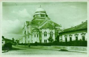 1938 Losonc, Lucenec; zsinagóga / Synagoga / synagouge. Pravá fotografie "1938 Losonc visszatért" So. Stpl