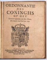 Több 17. századi, leginkább holland nyelvű numizmatikai értekezés, szakkönyv kolligátuma; többek köz...