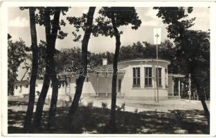 12 db régi magyar városképes lap (Balatonlelle, Sátoraljaújhely, Abaújszántó, Diósgyőr, Visegrád, Fe...