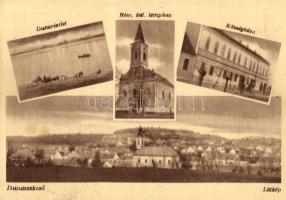 12 db régi magyar városképes lap (Balatonlelle, Sátoraljaújhely, Abaújszántó, Diósgyőr, Visegrád, Fe...