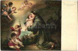 9 db régi Stengel litho művészlap / 9 pre-1945 Stengel litho art postcards