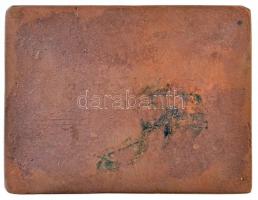 DN "Süss fel nap, fényes nap" egyoldalas Br plakett. Szign.: SJ (80x105mm) T:2