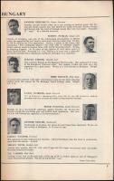 1953 Magyarország-Anglia, a legendás 6:3-as labdarúgó mérkőzés meccsfüzete, és egy belépőjegye a Wem...