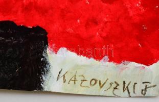 Kazovszkij jelzéssel: Kehely. Tempera, papír, 50×70 cm