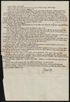 Harsányi Zsolt (1887-1943): Kártyajárás c. novellájának  kézirata. Két beírt oldal