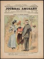 1901 Journal Amusant, journal humoristique Nr. 120 - francia nyelvű vicclap, illusztrációkkal, 16p / French humor magazine