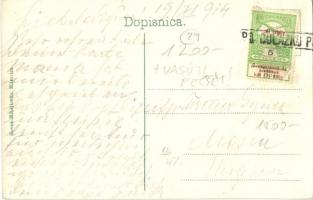 Szávaszentdemeter, Mitrovitz an der Save, Sremska Mitrovica; Park. Jovan Mihajlovits kiadása / park ...