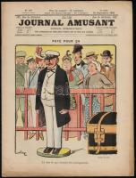 1901 Journal Amusant, journal humoristique Nr. 116 - francia nyelvű vicclap, illusztrációkkal, 16p / French humor magazine