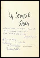 Davide Arcio-Fazekas Zoltán: La Sempre Sposa. Catania, 1998, Vision. Kiadói papírkötés. Davide Aricó...
