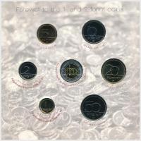 2007. 1Ft-100Ft (8xklf) forgalmi sor, benne 50Ft "50 éves a Római Szerződés" + 2007. 1Ft-1...