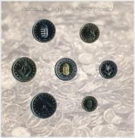 2007. 1Ft-100Ft (8xklf) forgalmi sor, benne 50Ft "50 éves a Római Szerződés" + 2007. 1Ft-1...