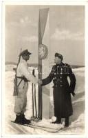 1939 Uzsok, Uzhok; Magyar-Lengyel baráti találkozás a visszafoglalt ezeréves határon / Hungarian-Polish meeting on the historical border