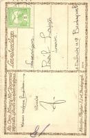 Kellemes Ünnepeket!  Az Iparművészeti Iskola levelezőlapjai. Kiadja Rigler J. E. rt. / Ungarische We...