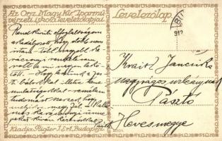 Az Iparművészeti Iskola levelezőlapjai. Kiadja Rigler J. E. rt. / Ungarische Werkstätte No. 2001