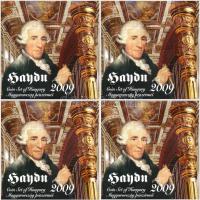 2009. 5Ft-200Ft Haydn (7xklf) forgalmi érme sor, benne Joseph Haydn Ag emlékérem (12g/0.999/29mm) (4x) T:PP  Adamo FO43.4