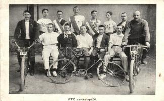 A Ferencvárosi Torna Club (FTC) kerékpárversenyzői / Hungarian Cyclist of FTC