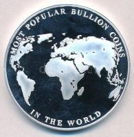 DN "A világ legnépszerűbb arany érméi / Krugerrand - Dél-Afrika" aranyozott és ezüstözött ...