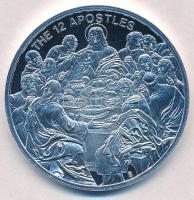 Vatikán ~2009. A 12 apostol aranyozott és ezüstözött fém emlékérem (50mm) T:1 Vatican ~2009. The 12 Apostles gilt and silver plated metal commemorative medal (50mm) C:UNC