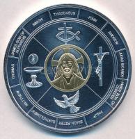 Vatikán ~2009. "A 12 apostol" aranyozott és ezüstözött fém emlékérem (50mm) T:1
Vatican ~...