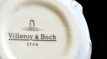 Villeroy & Boch nyuszis porcelán tojás, kézzel festett, jelzett, hibátlan, m: 11,5 cm