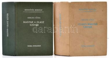 Olasz nyelvkönyv és szótár: 

Dr. Móritz György-Dr. Szabó Győző: Olasz nyelvkönyv. I/A. Nyelvkönyv...