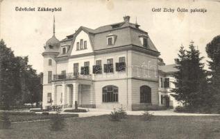 Zárkány, Gróf Zichy Ödön palotája, kastély (EK)