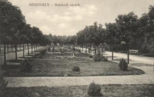 Keszthely, Balatoni új park. Kiadja Mérei Ignác