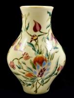 Zsolnay exclusiv váza, kézzel festett, jelzett, hibátlan, m: 17,5 cm