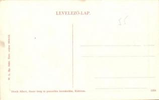 Kisbér, Báró Wenkcheim Béla lovas szobor. W. L. Bp. 5449. Drach Albert kiadása (EK)