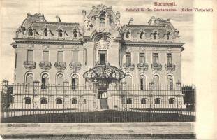 Bucharest, Bucuresti; Palatul G. Gr. Cantacuzino, Calea Victoriei / palace