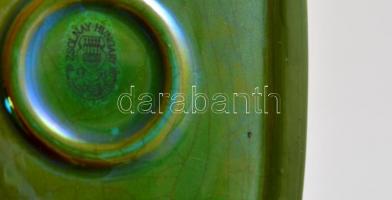 Zsolnay eozin mázas őzpár, jelzett, hibátlan, h:16 cm, m:8 cm