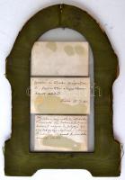 cca 1880-1890 Kossuth Ferenc (1841-1914) három, saját kézzel írt soraival beírt névjegykártyája. Egy...