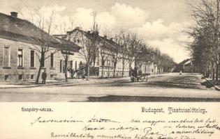 Budapest VIII. Tisztviselőtelep, Szapáry utca, üzlet (fa)