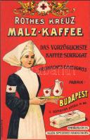 Dekoratív szines litho számolócédula / Dekor. Zahlzettel, color Litho