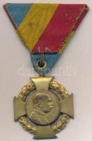 1908. "Katonai Jubileumi Kereszt" aranyozott Br kitüntetés nem saját mellszalaggal T:2,2- Hungary 1908. "Diamond Jubilee Cross for the Armed Forces" gold plated Br decoration with not its own ribbon C:XF,VF NMK 269.